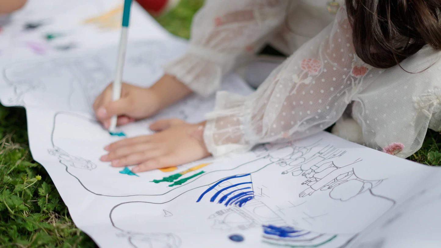 Ziyarat Train Colouring Poster – 9 Metres of Creative Fun!